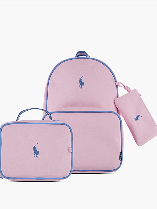 Polo Ralph Lauren Other - New Authentic 3pcs Polo Ralph Lauren Big girls Backpack Lunch Box & Pencil
Case